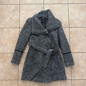 Ever New Charcoal Belted Trench Coat